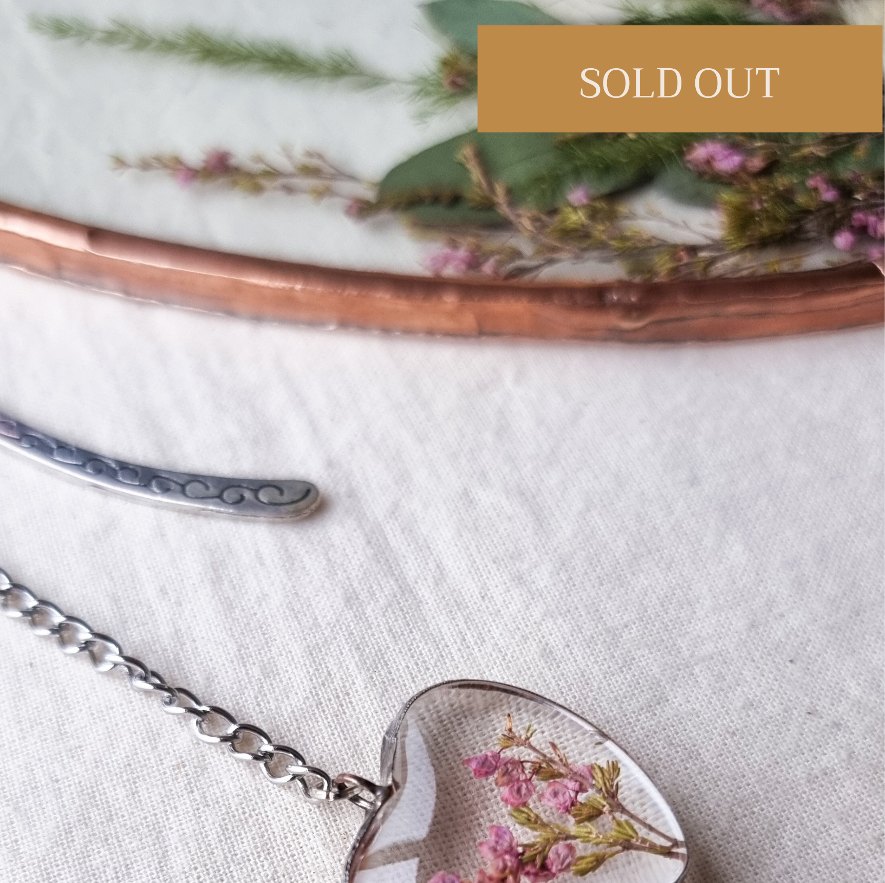 Real Pressed Flower Bookmark